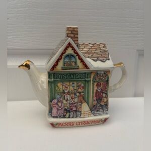 James Sadler Merry Christmas 1999 Vintage Limited Edition Collection Teapot